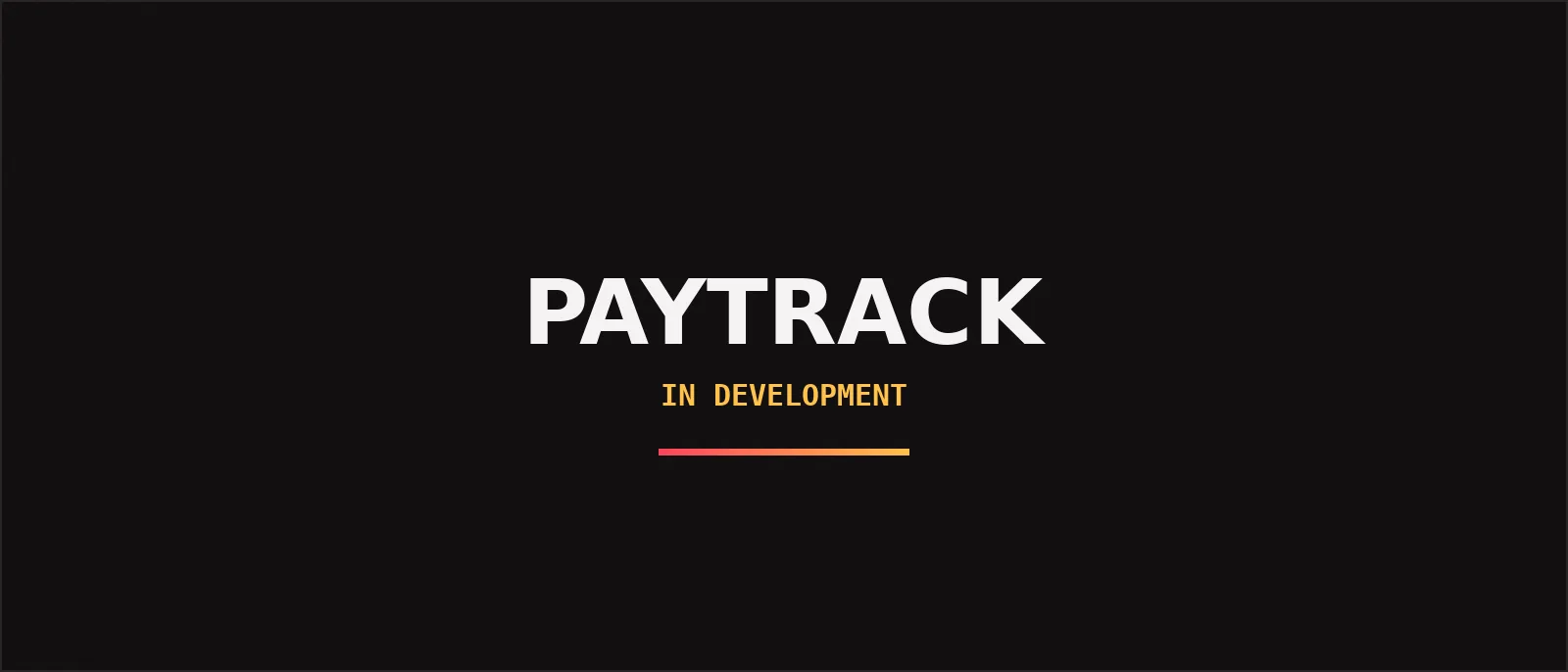 PayTrack full page view.