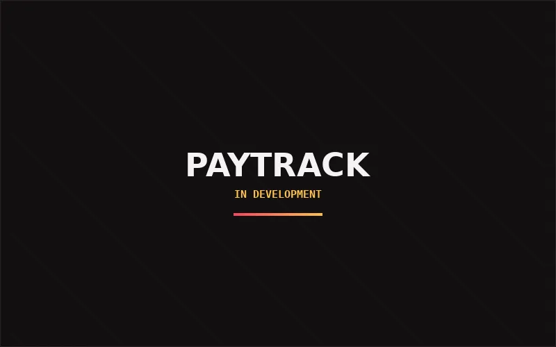 PayTrack app screens.
